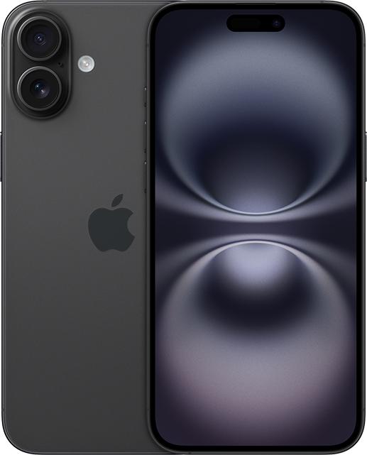 Apple iPhone 16 Plus - Black  (Product view 1)